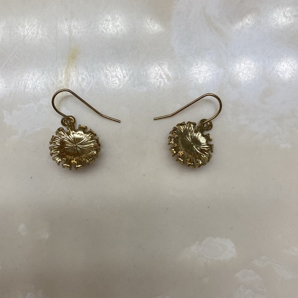 Charming Charlie Small Gold Sun Hoop Earrings - Picture 4 of 4